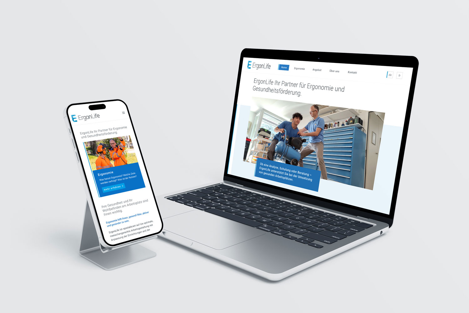 WordPress Agentur Biel: Webdesign für ErgonLife – Ergonomie und Gesundheitsförderung