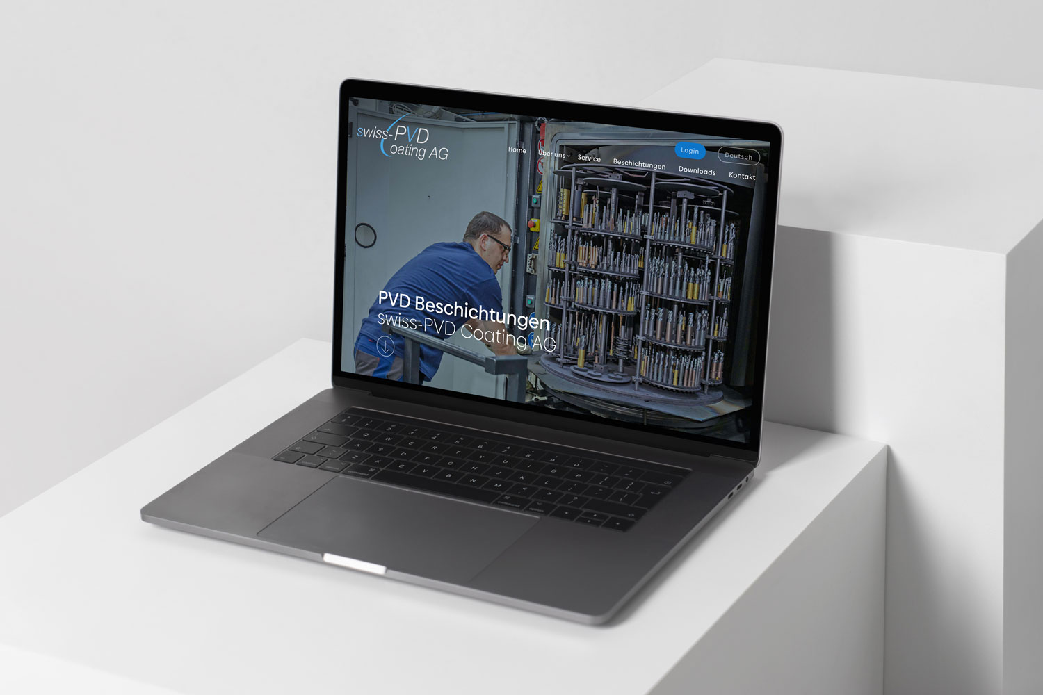 WordPress Agentur Biel: Webdesign für swiss-PVD Coating – Hightech PVD Lösungen